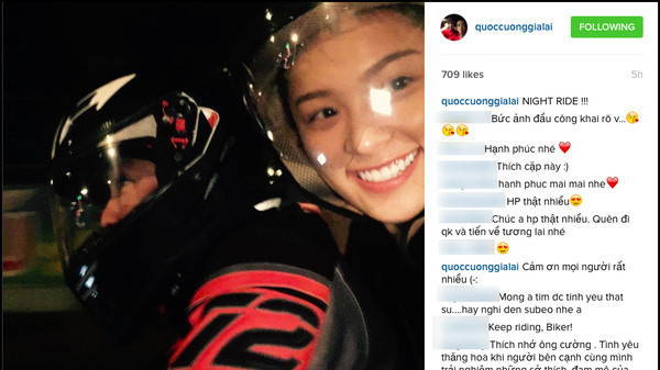 Bức ảnh gây sốt trên trang cá nhân Cường Đô La.