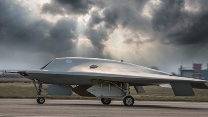 Taranis, máy bay chiến đấu không người lái tối tân nhất của không lực Hoàng gia Anh. Ảnh: BAE Systems.