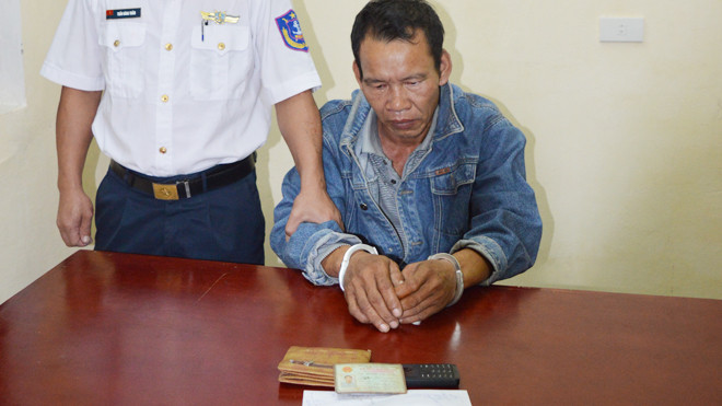 Đối tượng Chiến và tang vật liên quan bị thu giữ