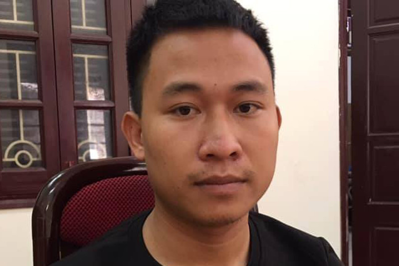 Đối tượng Sáu bị bắt giữ. Ảnh công an cung cấp