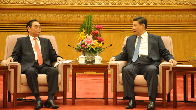 Chiều 27/8, tại Đại lễ đường Nhân dân ở Bắc Kinh, ông Lê Hồng Anh, Ủy viên Bộ Chính trị, Thường trực Ban Bí thư, Đặc phái viên của Tổng Bí thư Nguyễn Phú Trọng, hội kiến với Tổng Bí thư, Chủ tịch Trung Quốc Tập Cận Bình. Ảnh: TTXVN 
