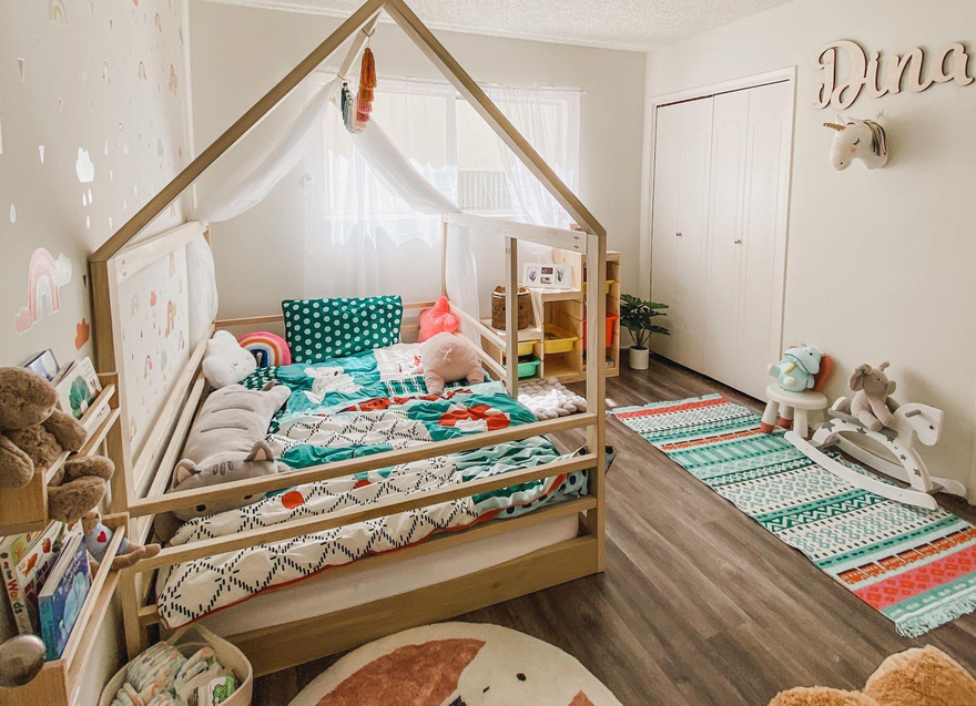 Mẹ trẻ 26 tuổi tự tay thiết kế phòng ngủ cho con gái khiến nhiều người mê mẩn