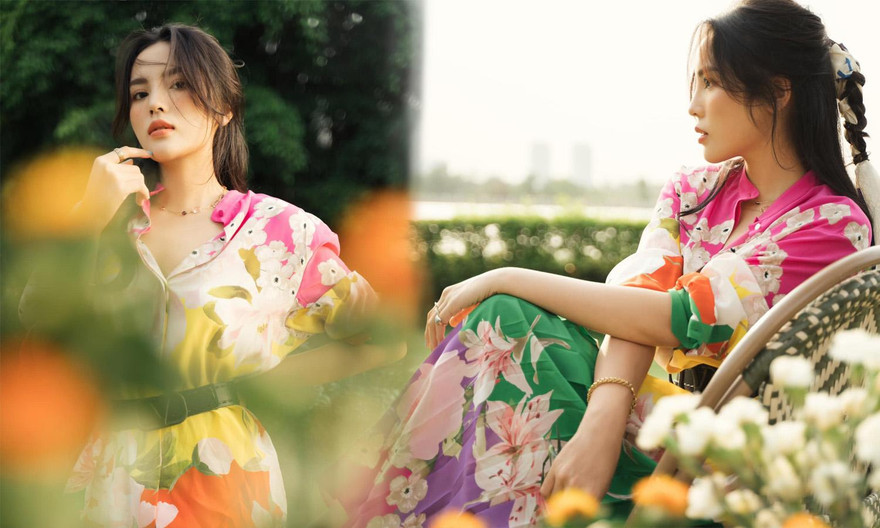 Hoa hậu Kỳ Duyên hoá nàng thơ xinh đẹp, quyến rũ