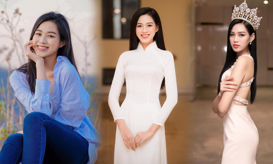 Chỉ với một kiểu tóc từ đi học tới sự kiện, Hoa hậu Đỗ Thị Hà vẫn luôn xinh đẹp nổi bật