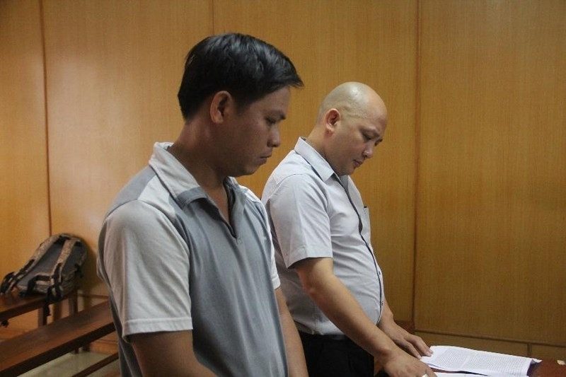 Hai bị cáo tại phiên tòa chiều nay 29/7.