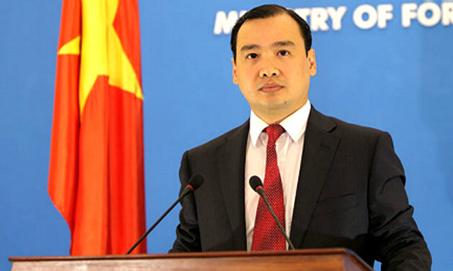 Người phát ngôn Bộ Ngoại giao Lê Hải Bình.