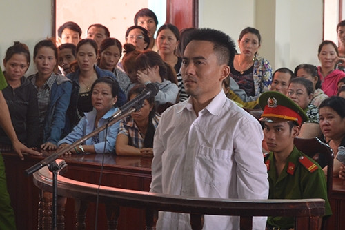 Bị cáo Mai Chiếm Thắng tại phiên tòa. Ảnh: Quang Hà