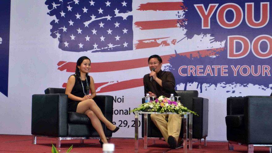 Đến với ‘You Can Do It’ bạn có cơ hội giao lưu với các diễn giả nổi tiếng.