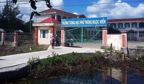 Ngôi trường nơi thầy Đen theo dạy.