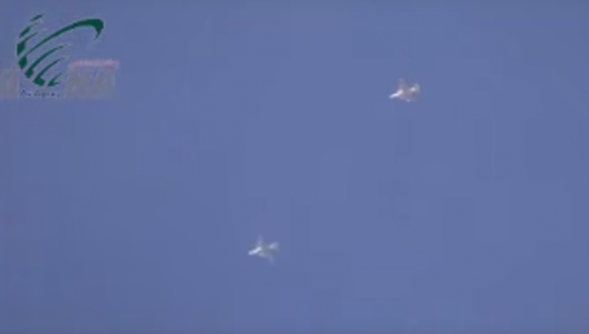 Hình ảnh Sukhoi của Nga trên bầu trời Syria. Nguồn: AFP