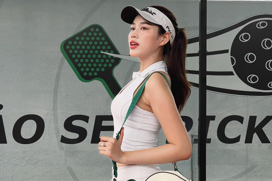 Hoa hậu Đỗ Thị Hà quyết tâm giành giải chuyên môn ở Giải Vô địch Pickleball Việt Nam 2025