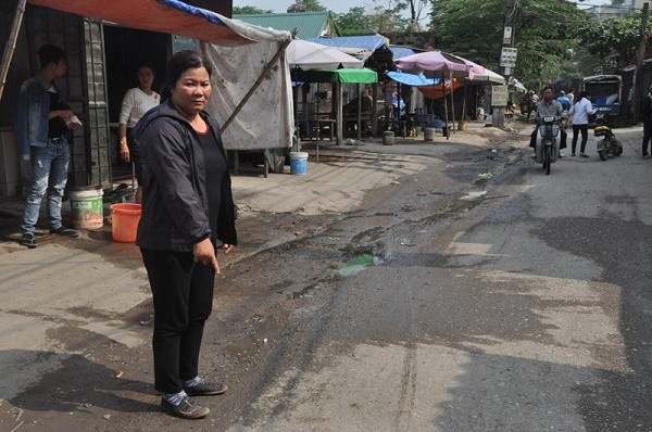 Hiện trường nơi xảy ra án mạng. 