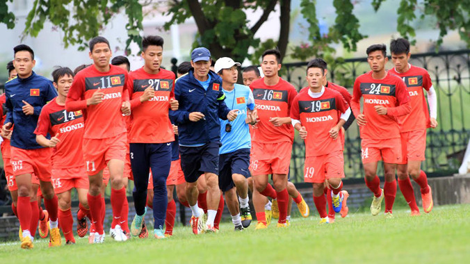Tinh thần toàn đội đang lên rất cao. Ảnh: Gia Hưng.