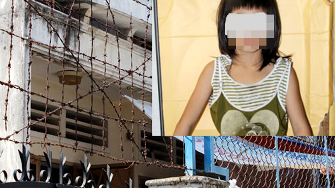 Ngôi nhà của T, nơi ông T. có hành vi dâm ô với bé L. (ảnh nhỏ)