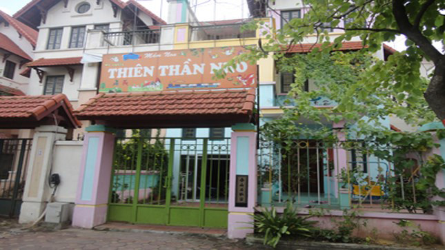 Trường mầm non Thiên thần nhỏ trước khi tháo gỡ