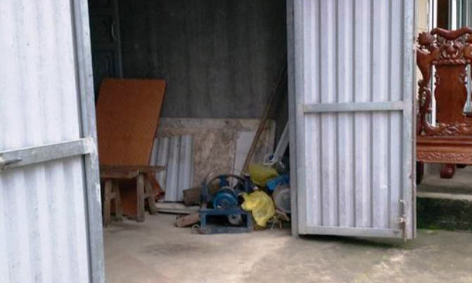 Góc nhà nơi đặt máy bơm nước cuốn tóc khiến nữ sinh tử vong tại chỗ