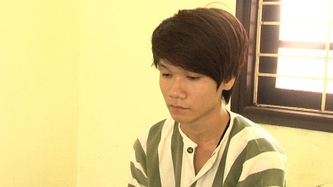 Đối tượng Hà Văn Thắng tại cơ quan điều tra.