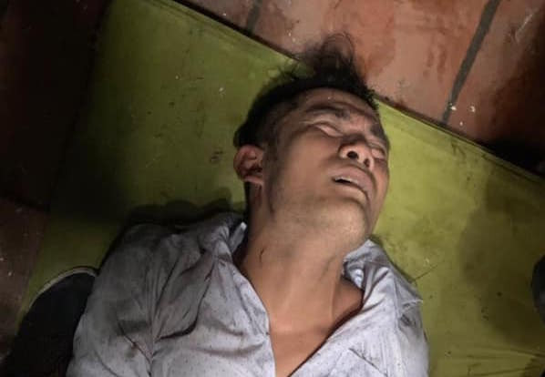 Đối tượng Nam khi bị bắt giữ.