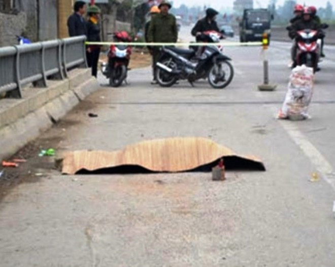 Hiện trường vụ việc.