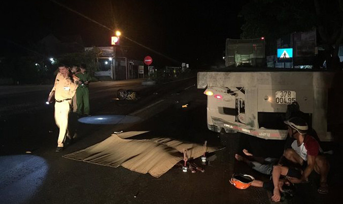 Hiện trường vụ việc.