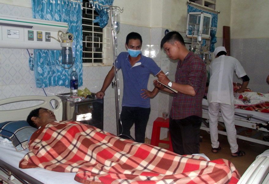 Các nạn nhân đang được điều trị tại Trung tâm Y tế TP. Pleiku.