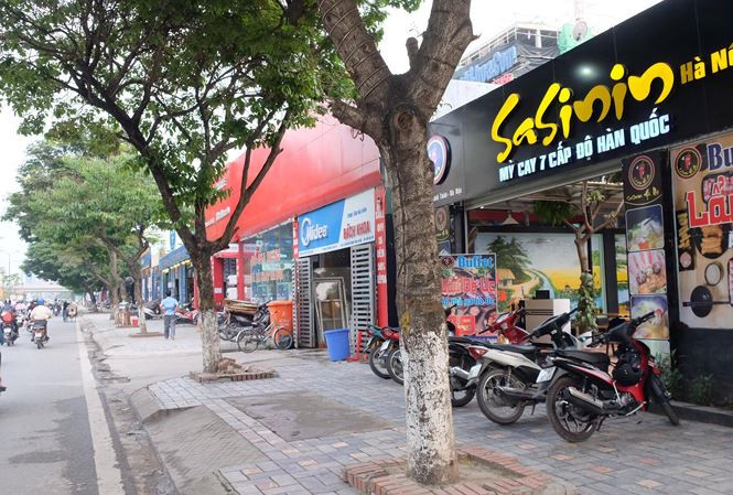 Cưỡng chế công trình vi phạm tại dự án cống hóa mương Nghĩa Đô