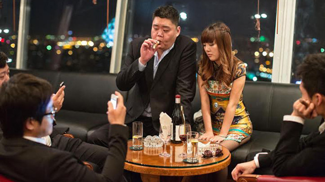 Nhiều người giàu ở Bắc Kinh sinh hoạt trong CLB riêng. Ảnh: Le Monde