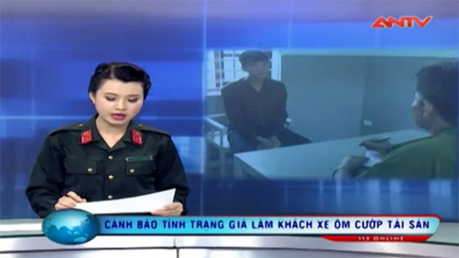 Bài binh bố trận cướp xe ôm táo tợn