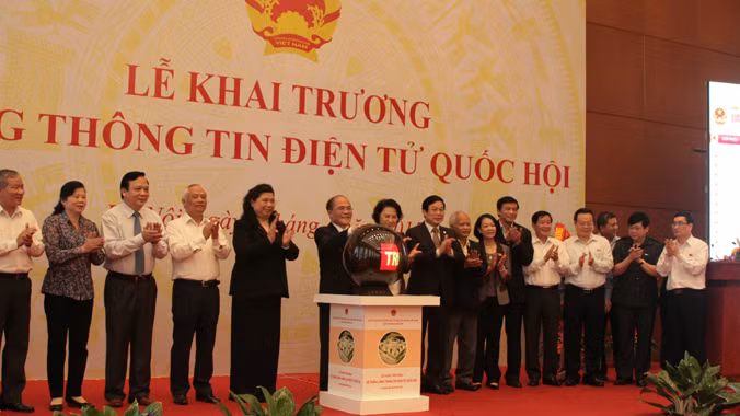 Khai trương Cổng thông tin điện tử Quốc hội