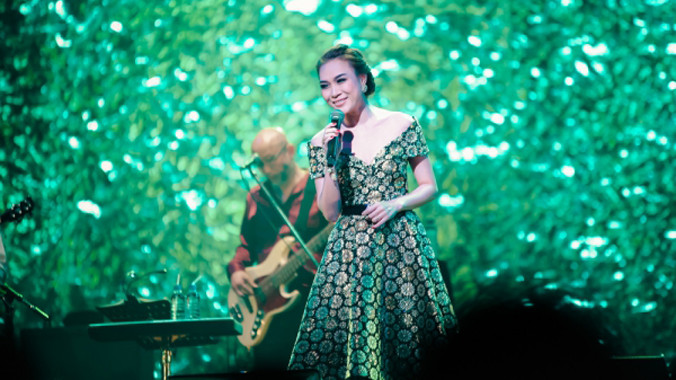 Mỹ Tâm vừa tham gia đêm diễn Dreaming together in Osaka được tổ chức ở ở sân khấu của Đài truyền hình quốc gia Nhật Bản NHK.