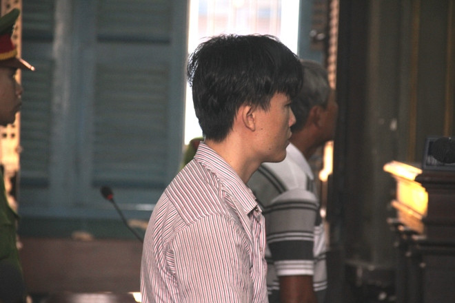 Bị cáo Dạn tại phiên tòa phúc thẩm. Ảnh: Tân Châu