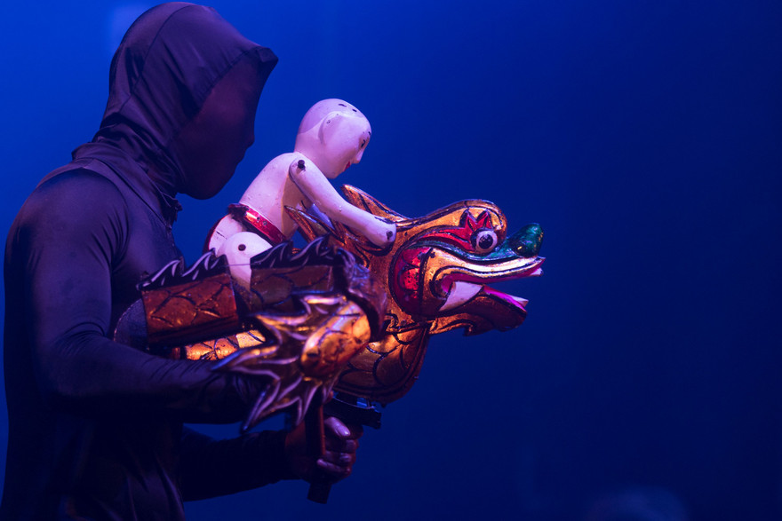 Nhiều thử nghiệm mới với vở diễn rối "Mơ rồng"