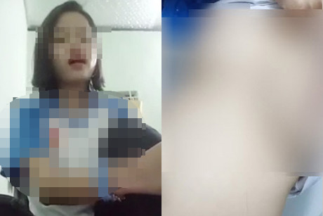 Trong đồng phục của một trường đại học lớn, nữ sinh thản nhiên khoe vòng 1 trong sự cổ vũ của nhiều thành viên mạng khiến cộng đồng phẫn nộ.