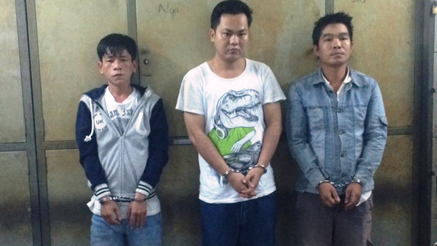 Các đối tượng tại cơ quan công an