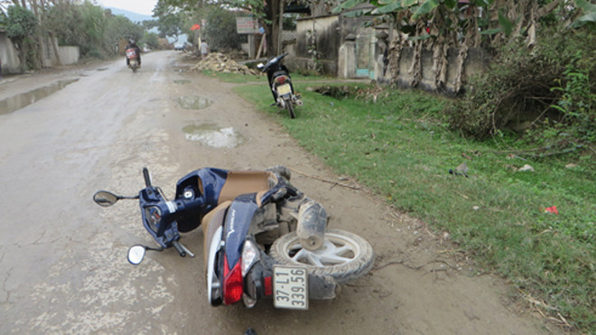 Hiện trường vụ TNGT