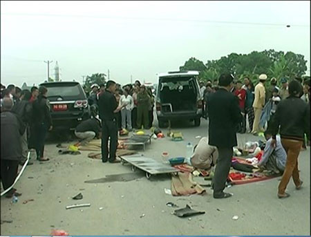 Hiện trường vụ tai nạn