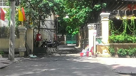 Hiện trường nơi các công nhân tổ chức "cướp"