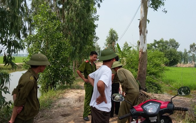 Hiện trường nơi xảy ra vụ việc. Ảnh: Nguyễn Dương