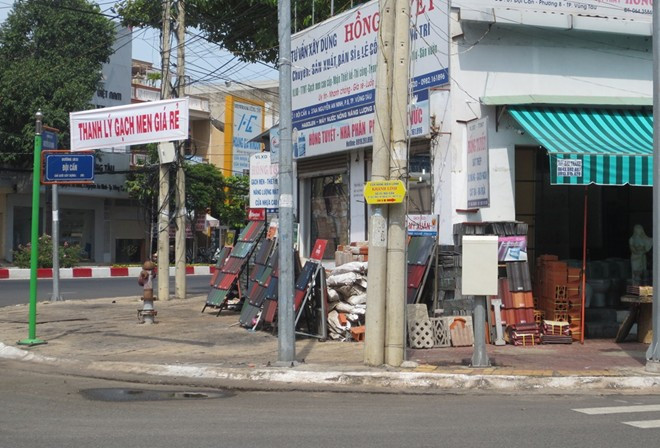 Khu vực xảy ra vụ việc. Ảnh: N.N