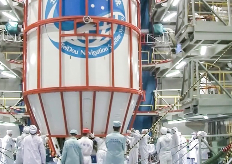 Vệ tinh cuối cùng trong hệ thống vệ tinh Bắc Đẩu được phóng lên từ năm 2020. (Ảnh: CCTV)