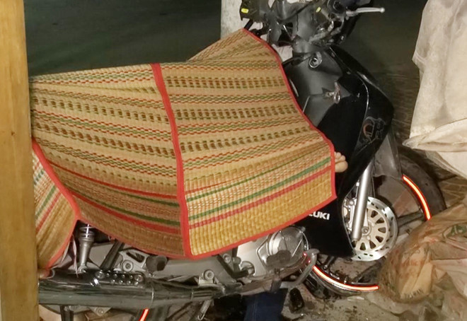 Hiện trường tai nạn. 