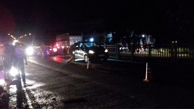 Hiện trường xảy ra sự việc.