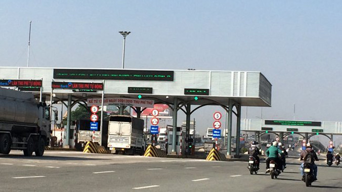 Trạm thu phí cầu Đồng Nai sẽ chính thức thu phí từ ngày 8/4. Ảnh: Lê Anh/ TBKTSG