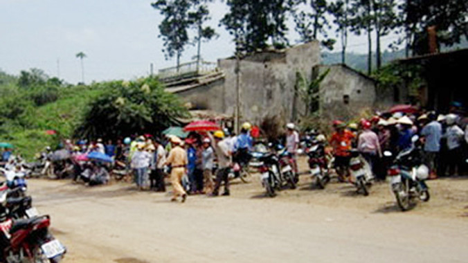 Hiện trường vụ án.