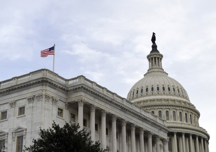 Trụ sở Quốc hội Mỹ. (Ảnh: AP)