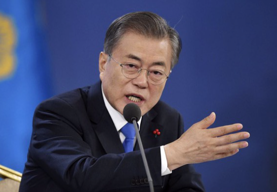 Tổng thống Hàn Quốc Moon Jae-in. (Ảnh: Reuters)