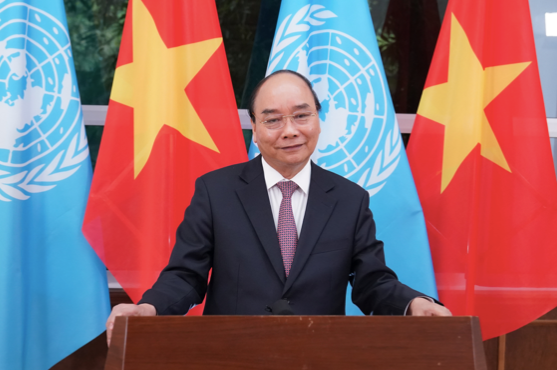 Chủ tịch nước Nguyễn Xuân Phúc. (Ảnh: VGP)