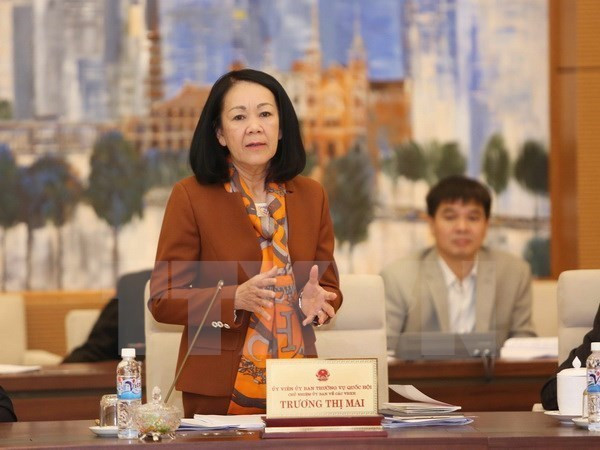 Bà Trương Thị Mai. (Ảnh: Phương Hoa/TTXVN)