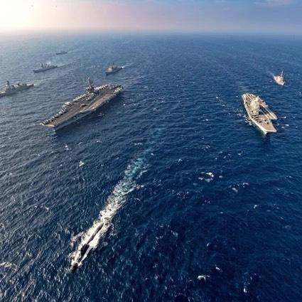 Năm nay là năm thứ hai Bộ Tứ tập trận hàng hải chung