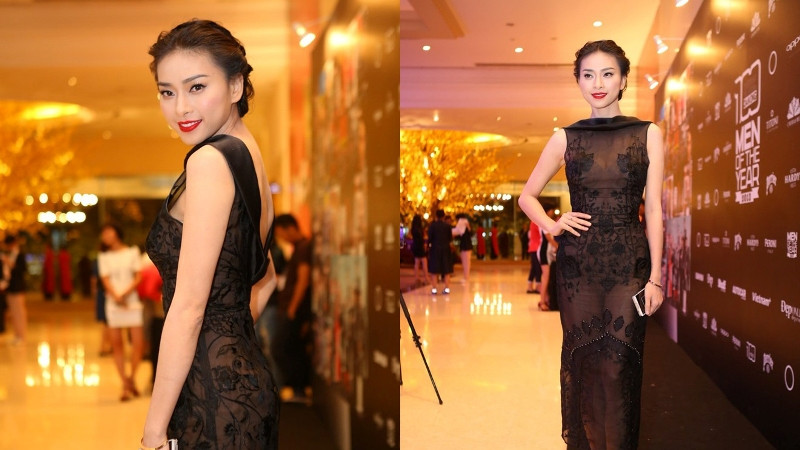 Ngô Thanh Vân gợi cảm với đầm xuyên thấu